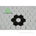 Hexagon Shape Glass Crystal Mosaic Wall Tiles